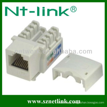 Com Cabo Tie UTP Cat 5e RJ45 Keystone Jack